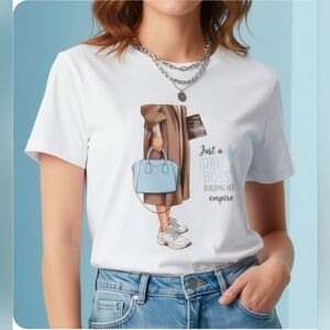"Just a girl boss bulding her empire" t-shirt